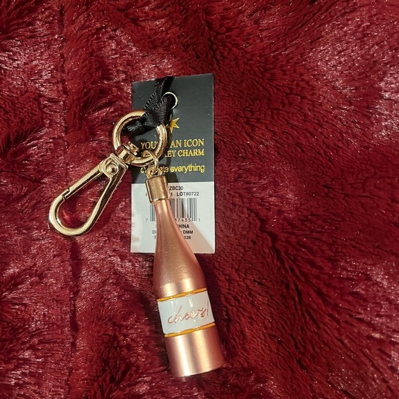 2/$30 Champagne bag charm - Picture 1 of 1